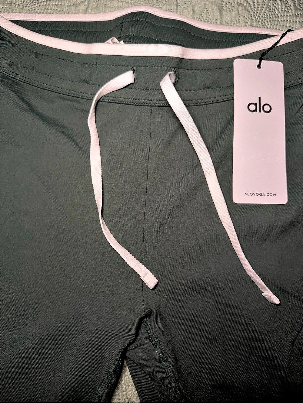 Alo Airbrush High-Waist 7/8 Legging Green NWT